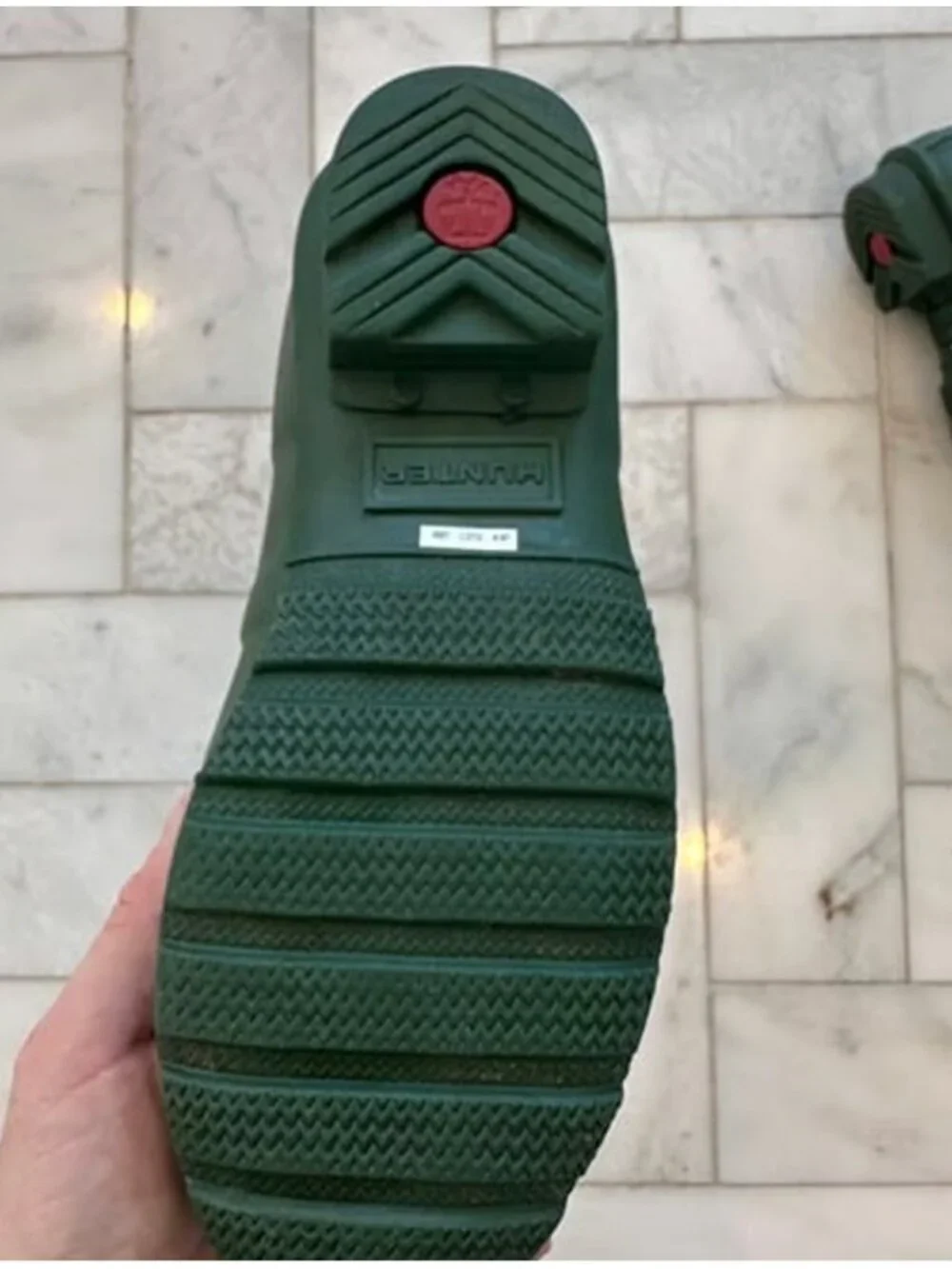 NWOT Hunter Women's Original Tall Rain Boots - Green size 6
